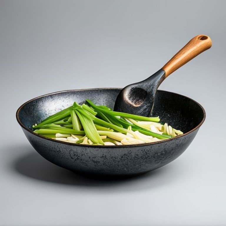 Hand-Hammered Carbon Steel Wok 30cm