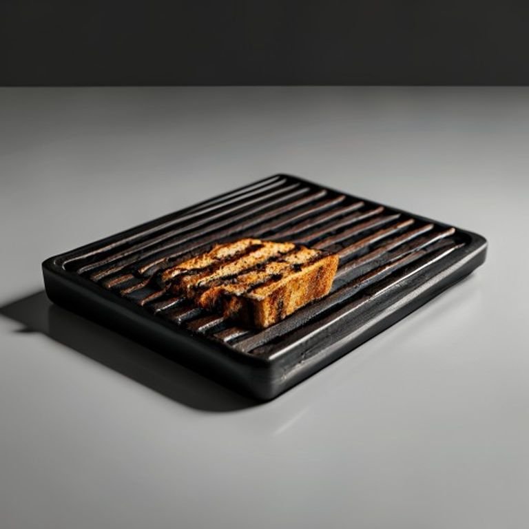 Non-Stick Square Grill Tawa 24cm