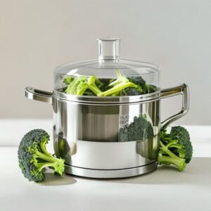 Stainless Steel Steamer Pot 2-Tier 4L